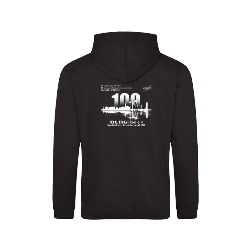 Veranstaltungs Kapuzensweatjacke (Zoodie) DLRG Landesjugendtreffen S-H Kiel 2026 – Bild 4
