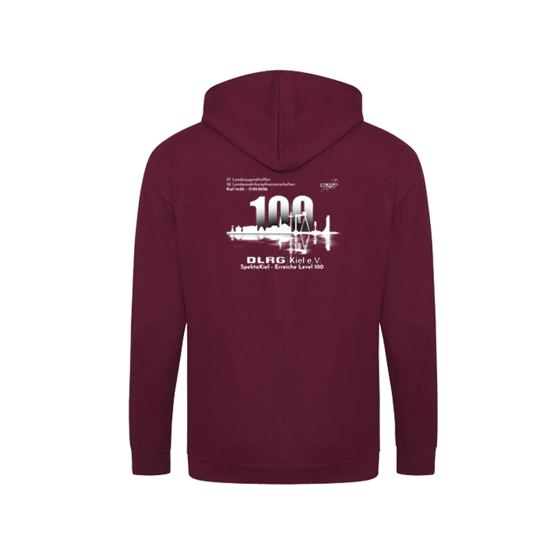 Veranstaltungs Kapuzensweatjacke (Zoodie) DLRG Landesjugendtreffen S-H Kiel 2026 – Bild 8