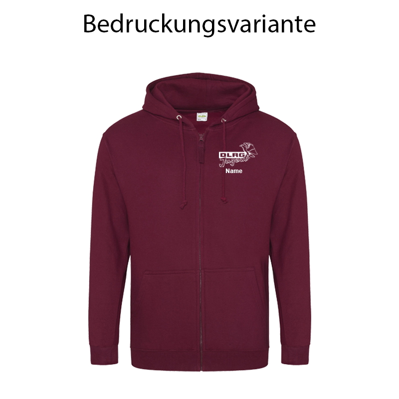 Veranstaltungs Kapuzensweatjacke (Zoodie) DLRG Landesjugendtreffen S-H Kiel 2026 – Bild 9