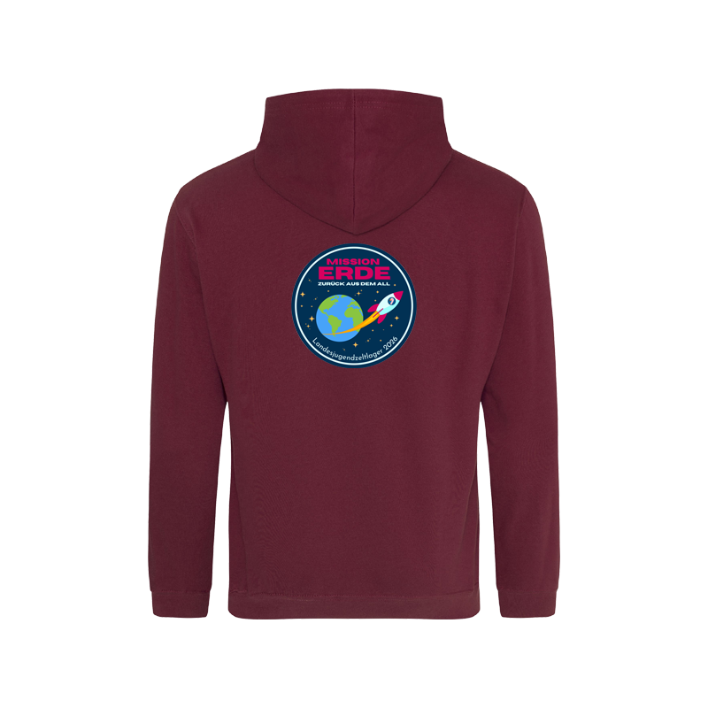 Veranstaltungs Kapuzensweatjacke (Zoodie) DLRG Landesjugendzeltlager Hessen 2026 – Bild 7