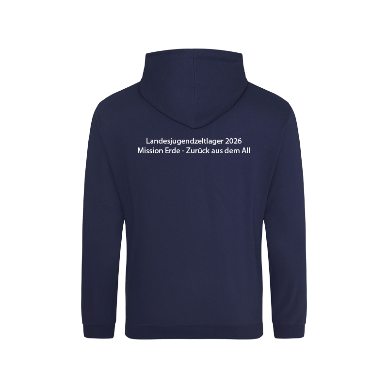 Veranstaltungs Kapuzensweatjacke (Zoodie) DLRG Landesjugendzeltlager Hessen 2026 – Bild 3