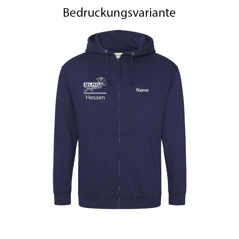 Veranstaltungs Kapuzensweatjacke (Zoodie) DLRG Landesjugendzeltlager Hessen 2026 – Bild 4