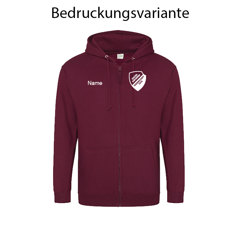 Kaltenkirchener TS Zoodie/Kapuzensweatjacke Rhönradabteilung – Bild 2