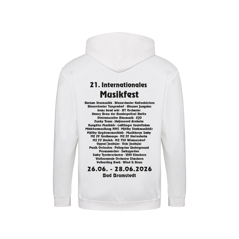 Kapuzensweatjacke Internationales Musikfest Bad Bramstedt 2026