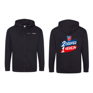 Kapuzensweatjacke/Zoodie SG Blau-Rot-Holstein