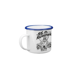 Rolandpokal DLRG Wedel Emaille Becher