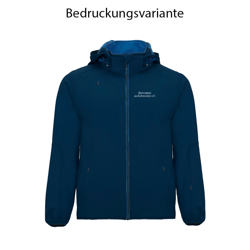 Reitverein Klövensteen Softshelljacke mit Kapuze – Bild 2